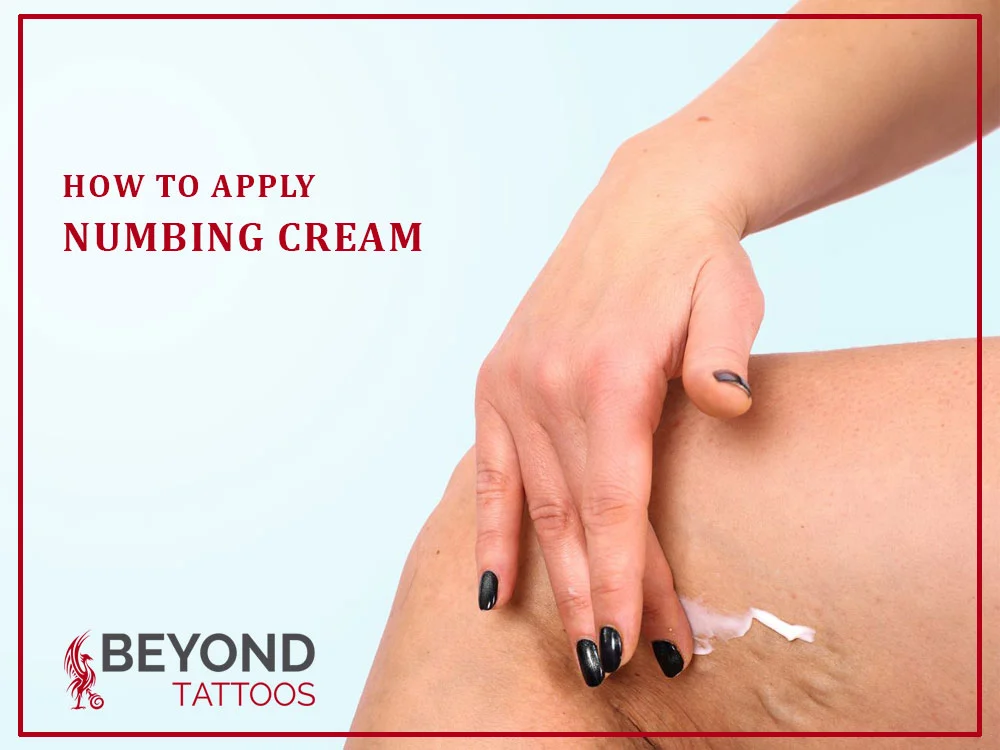 How to apply numbing cream